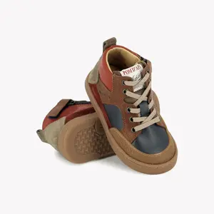 Baby leather Trainers Pom d'Api Mousse Bump image-2