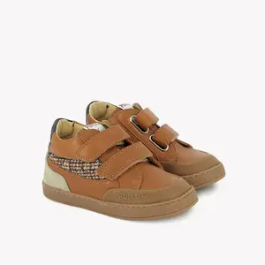 Baby leather Trainers Pom d'Api Mousse Backy image-1