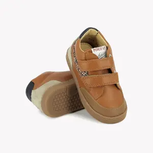 Baby leather Trainers Pom d'Api Mousse Backy image-2