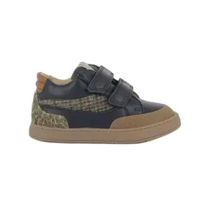 Baby leather Trainers Pom d'Api Mousse Backy image-0