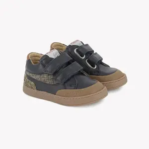 Baby leather Trainers Pom d'Api Mousse Backy image-1