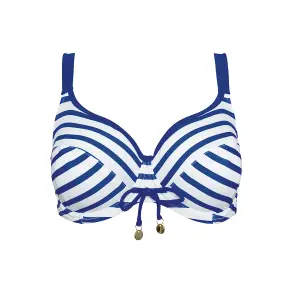 Bikini-top med bøjler til kvinder Brigitte Bardot Marinière