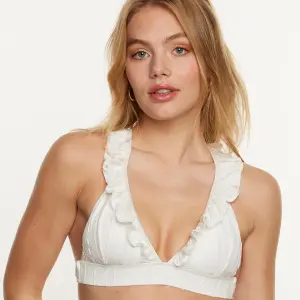 Fato de banho triangular feminino top Brigitte Bardot Cassis image-1