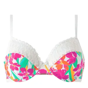 Printed balcony bra for women Morgan Célia image-0