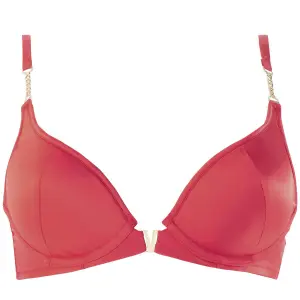 Sutiã ampliforme com taça moldada em satin para mulher Morgan Ava image-0