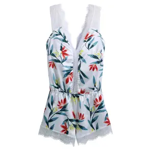 Printed short jumpsuit for women Pomm'Poire Espiègle image-0