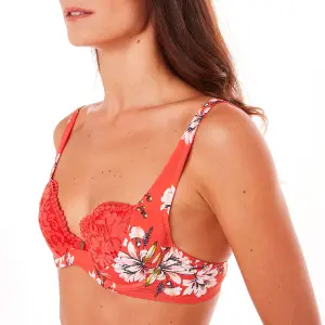 Sutiã com copas moldadas mulher Pomm'Poire Falbala image-2