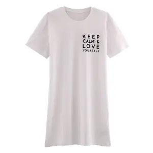 Γυναικείο t-shirt φόρεμα Pomm'Poire Keep Calm image-0