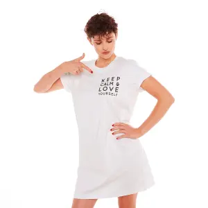 Γυναικείο t-shirt φόρεμα Pomm'Poire Keep Calm image-1