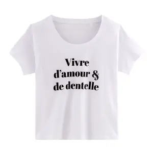 Γυναικείο T-shirt Pomm'Poire Vivre d'amour image-0