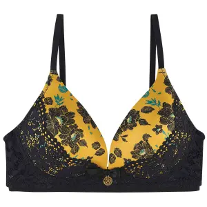 Soutien-gorge com copas sem aros para mulher Pomm'Poire Babillages image-0