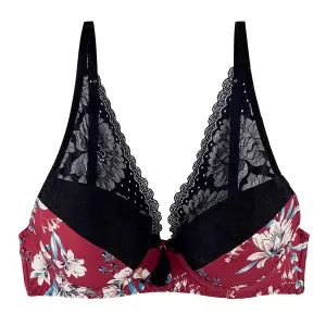 Soutien-gorge ampliforme coque moulée femme Pomm'Poire Pivoine image-0