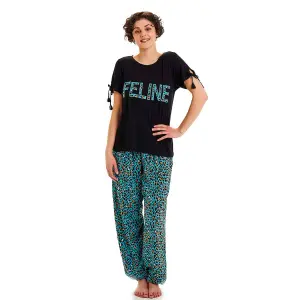 Pyjama Damen Pomm'Poire Féline image-1