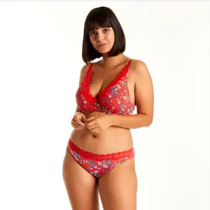 Sujetador ampliforme con copas moldeadas mujer Pomm'Poire Rouge image-1