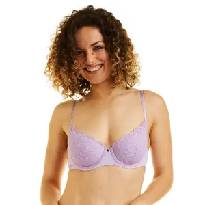 Soutien-gorge ampliforme coque moulée femme Pomm'Poire Lilas image-0