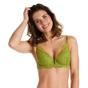 Moulded cup bra for women Pomm'Poire Fougère image-0