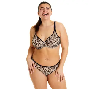 Underwired full support bra for women Pomm'Poire Myrtille image-1