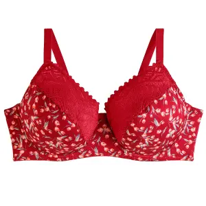 Soutien-gorge à armatures grand maintien femme Pomm'Poire Paprika image-0