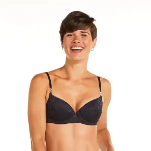 Sutiã ampliforme com bojo feminino Pomm'Poire Paix image-2