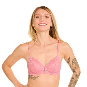 Soft wireless bra for women Pomm'Poire Abeille image-1