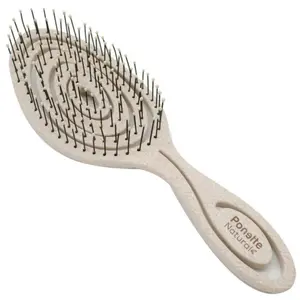 3-color massaging hair brush for women Ponette Eco image-6