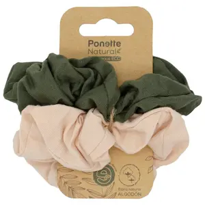 Set of 2 hair elastics Ponette Eco image-0
