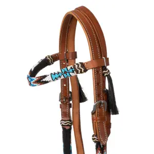 Riding bridle Pool's Navajo Pearls western image-1