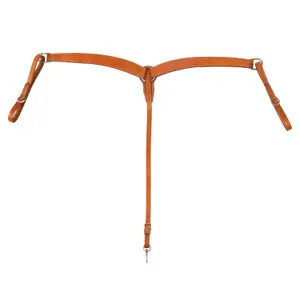 Leather hunting collar for horse Pool's Grasso image-0