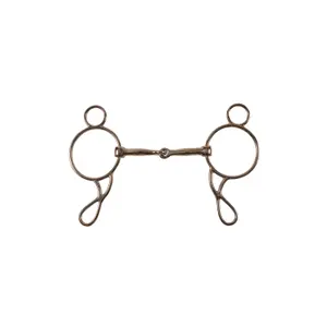 Western snaffle bit for horses in stainless steel Pool's Gonzales 643 image-0