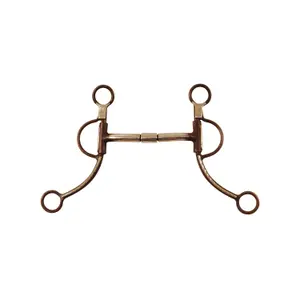 Western snaffle bit for horse Pool's Antique 15931BUGT image-0