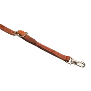 Martingale with ring and oiled leather collar Pool's image-2