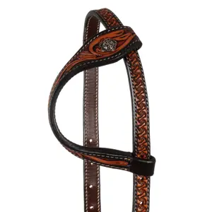 Νυφική ιππασία Pool's Floral One Ear Western image-1