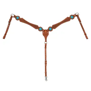 Collier de chasse pour cheval avec pierres Pool's image-0