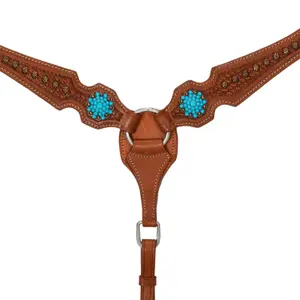 Collier de chasse pour cheval avec pierres Pool's image-1