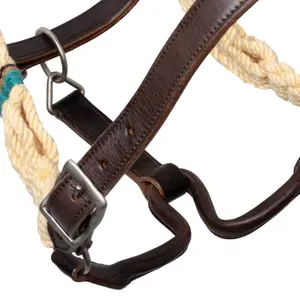Lederhalfter für Pferde aus rohem Mohair Pool's image-4