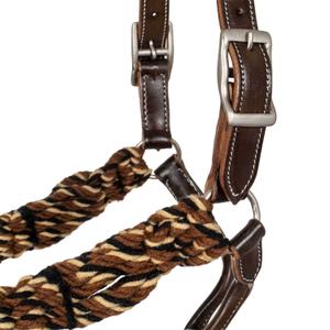 Mohair leather horse halter Pool's Diamond image-1