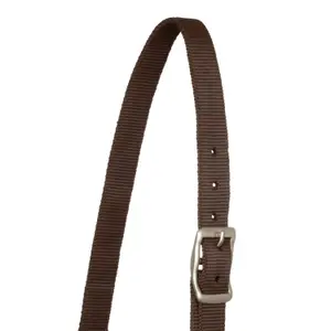 Leather horse halter with rope decoration Pool's image-1
