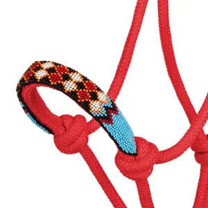 Perlenknoten Halfter für Pferde mit Leine Pool's image-2