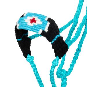 Mohair rope halter for horses Pool's Diamond Design image-1
