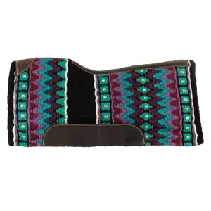 Alfombrilla de silla de montar para caballo de fieltro de lana Pool's image-1