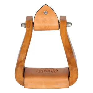 Wooden western stirrups Pool's image-0