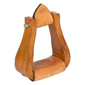 Wooden western stirrups Pool's image-1