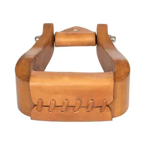 Wooden western stirrups Pool's image-3