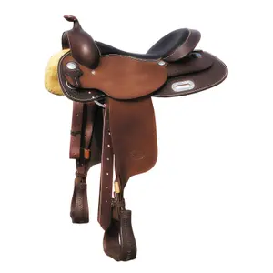 Saddle for horse Pool's Rough Out 1020 Team Penning