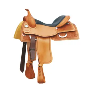 Selle de western pour cheval 777 classique d'origine Pool's Working Cow image-0