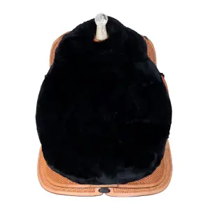 Sheepskin western saddle cover for horse Pool's image-2