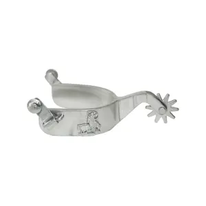 Western riding spur Pool's Calf Roper image-0