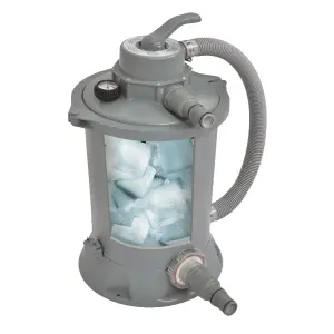 Filter with circulation pump Poolex Blue Silk image-1