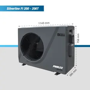 Pompe à Chaleur Model 200 Three-Phase Poolex Silverline Fi