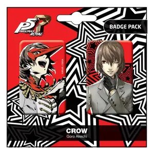 Pin's Popbuddies Persona 5 Royal Goro Akechi (x2) image-0